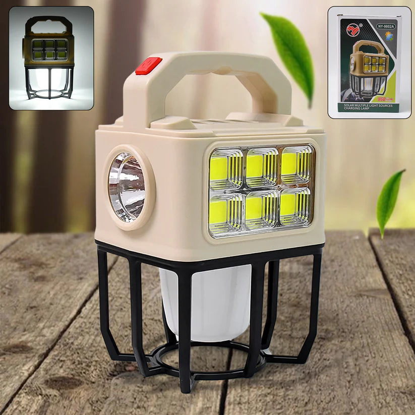 Solar Powered Camping Lantern - 3 Light Modes for Outdoor Adventures