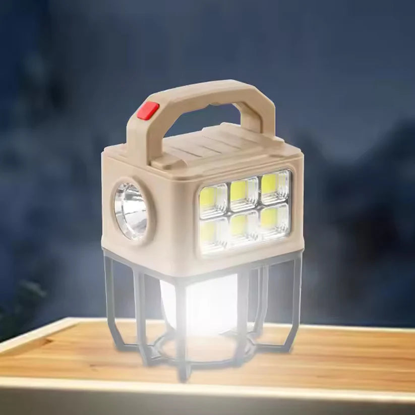 Solar Powered Camping Lantern - 3 Light Modes for Outdoor Adventures