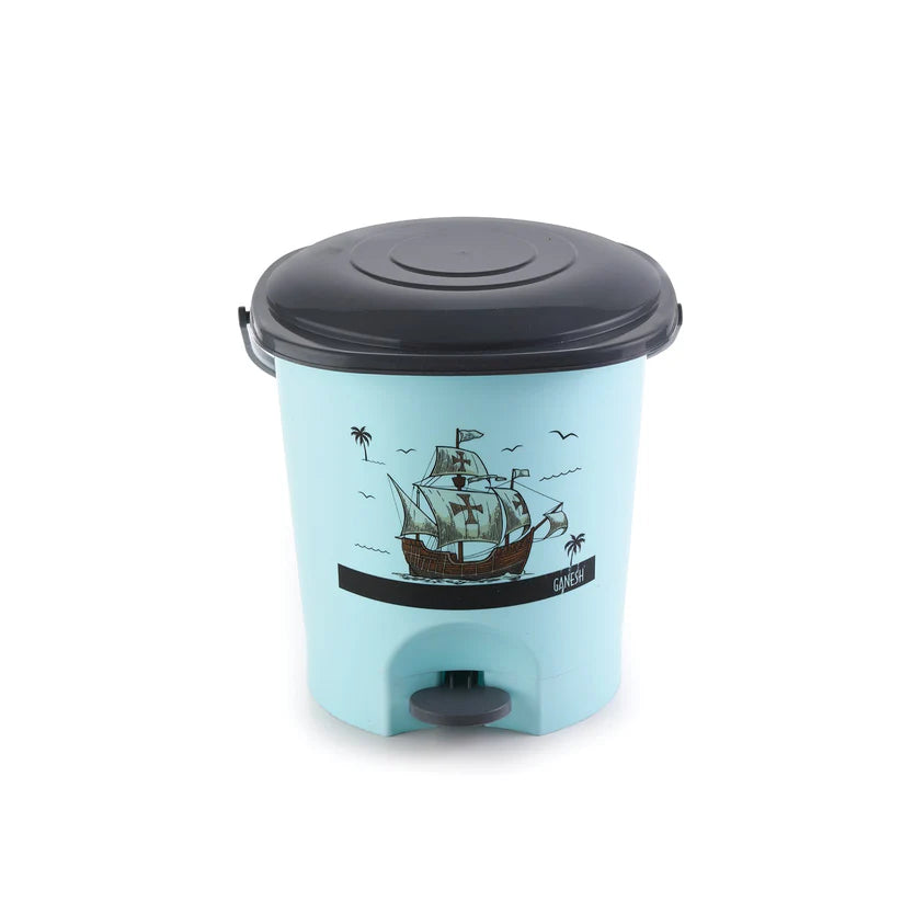 6-Piece Plastic Bathroom Set – Bucket, Dustbin, Stool, Mug & Soap Case