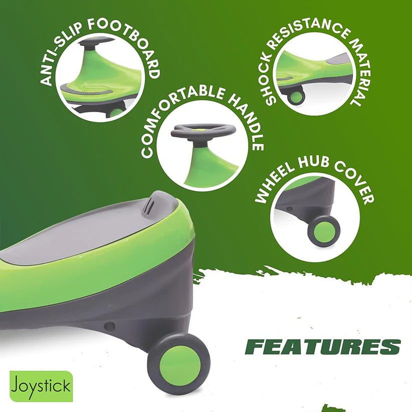 Kids Ride-On Toy Premium Play Swing Car – 1 Pc, Multi-Color