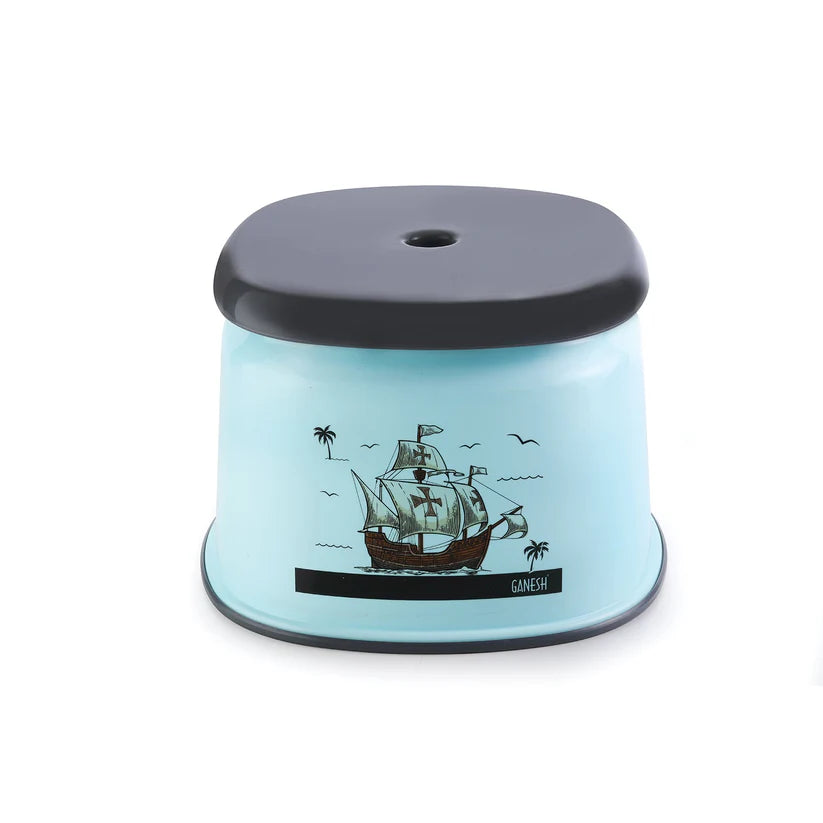 6-Piece Plastic Bathroom Set – Bucket, Dustbin, Stool, Mug & Soap Case