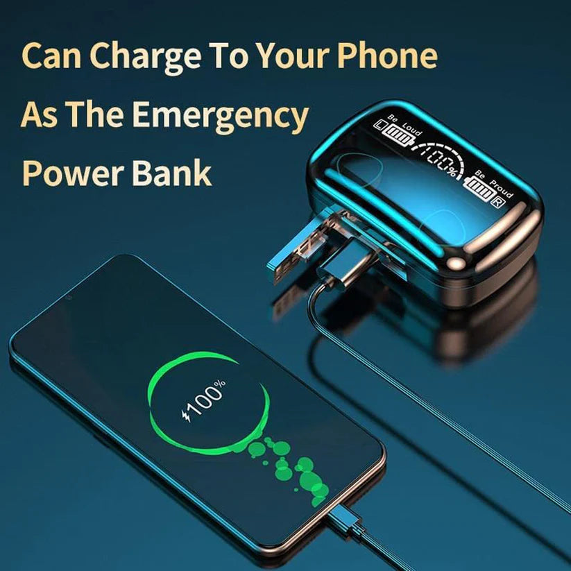 Wireless In-Ear Earbuds Bluetooth 5.1 Headphones with Mic