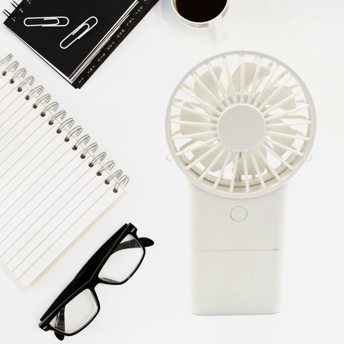 Portable USB Rechargeable Handheld Fan with 3 Modes - Mini Personal Fan