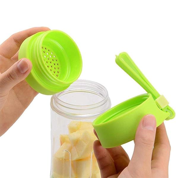 Portable USB Electric Juicer – 6 Blades, Protein Shaker (1 Pc)