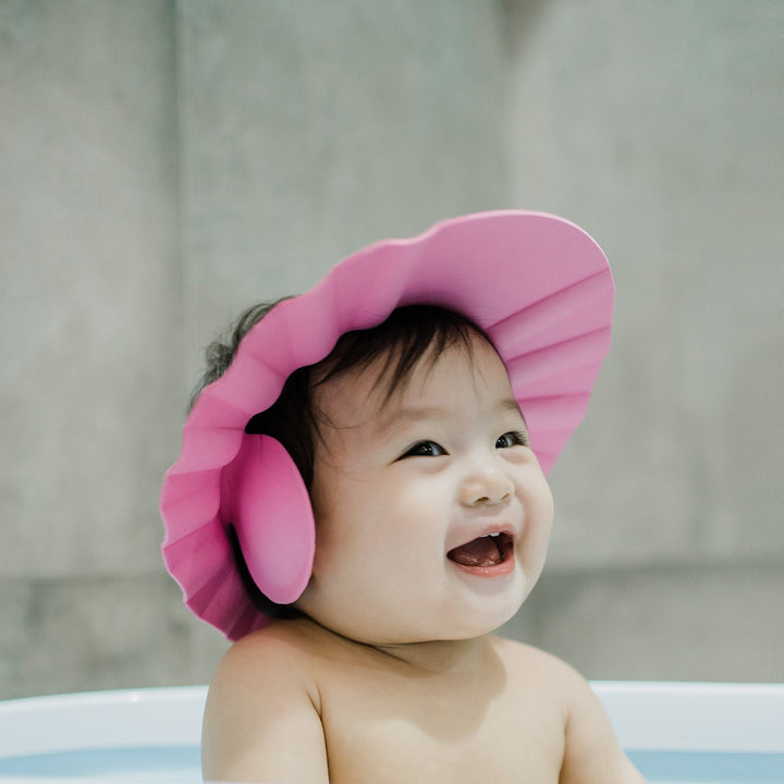 Adjustable Soft Baby Shower Cap – Safe Bathing Hat for Infants