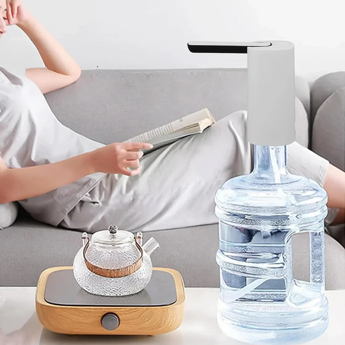 Electric Water Dispenser Pump - Easy One-Piece Operation