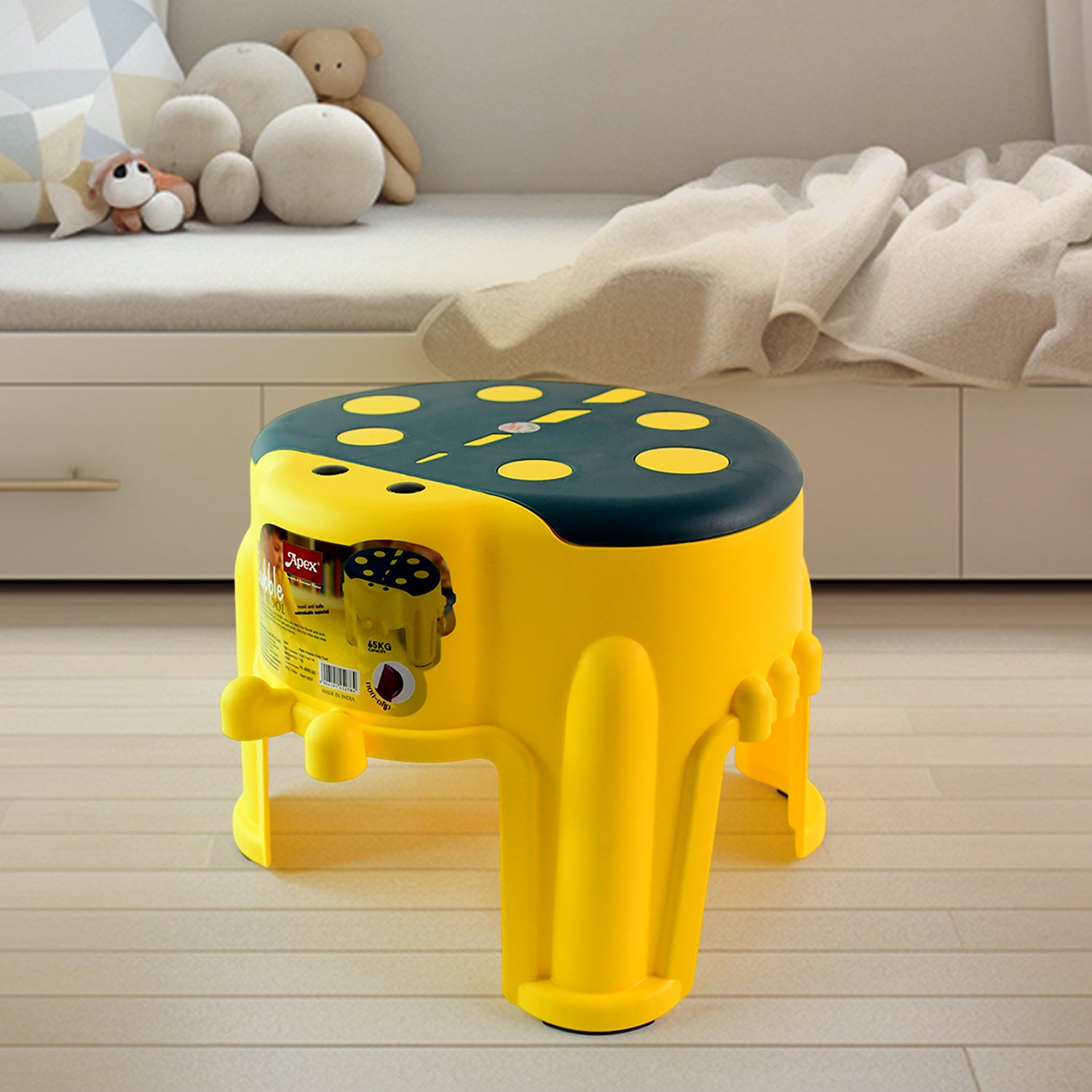 Apex Bubble Kids Step Stool – Durable Plastic, Safe & Lightweight