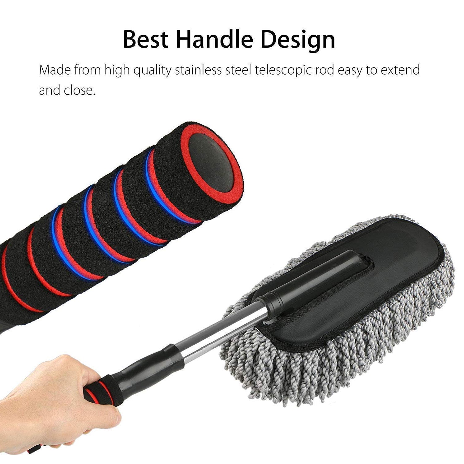 Car Dust Cleaning Brush for Interior & Exterior Detailing (1 Pc)