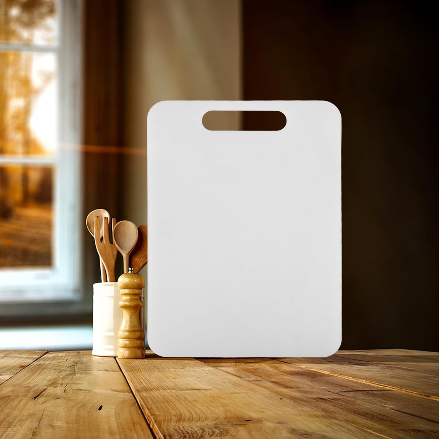 Apex Medium Plastic Chopping Board – 36x23cm, Durable (1 Pc)