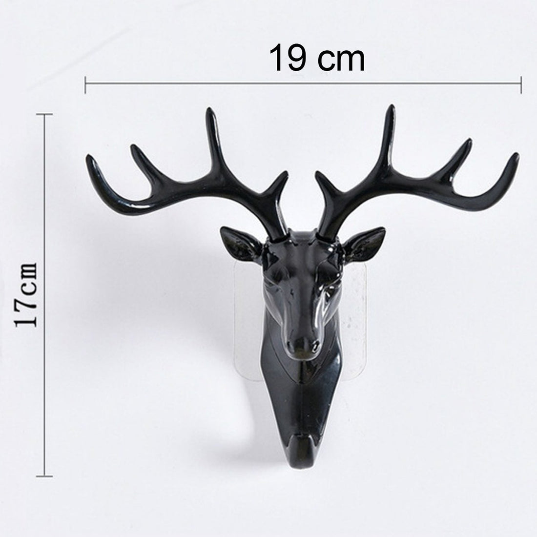 Deer Head Wall Hook Hanger – Self-Adhesive Door Hook for Coat, Keys, & Accessories