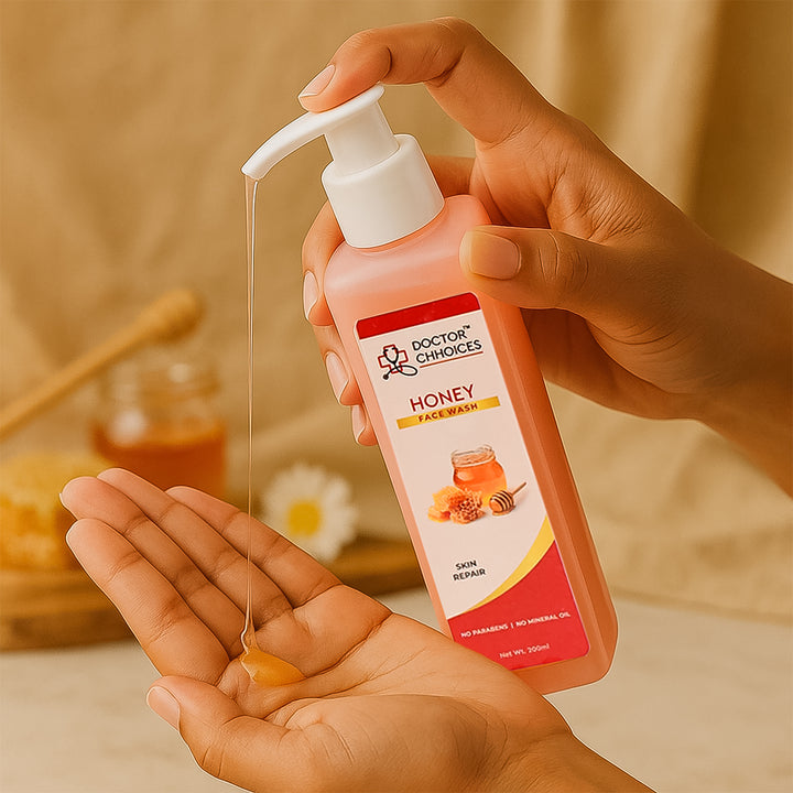 Doctor Choices Honey Face Wash – 200ml, Gentle & Nourishing
