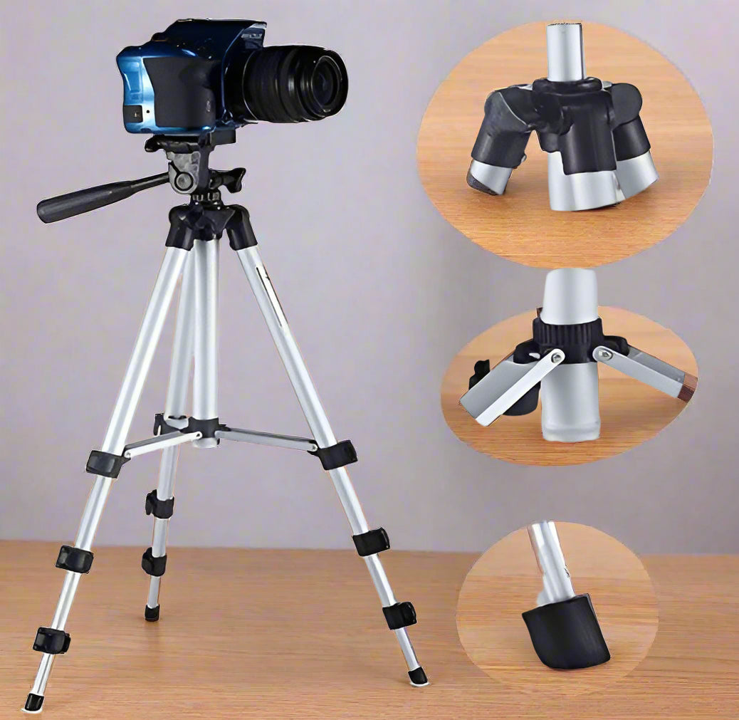 Portable Mobile Tripod Stand for Camera & Phone