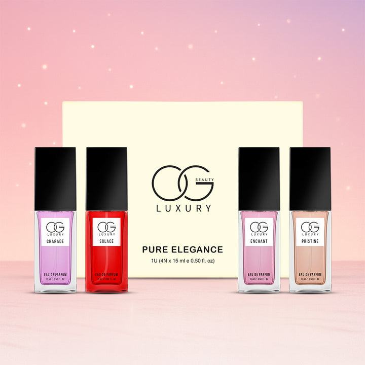 OG Beauty Luxury Pure Elegance Eau De Parfum – 4-Piece Set (15ml)