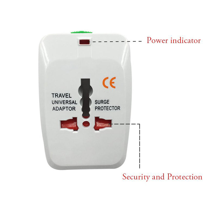 All-in-One Universal Travel Adapter – AU, UK, US, EU with USB