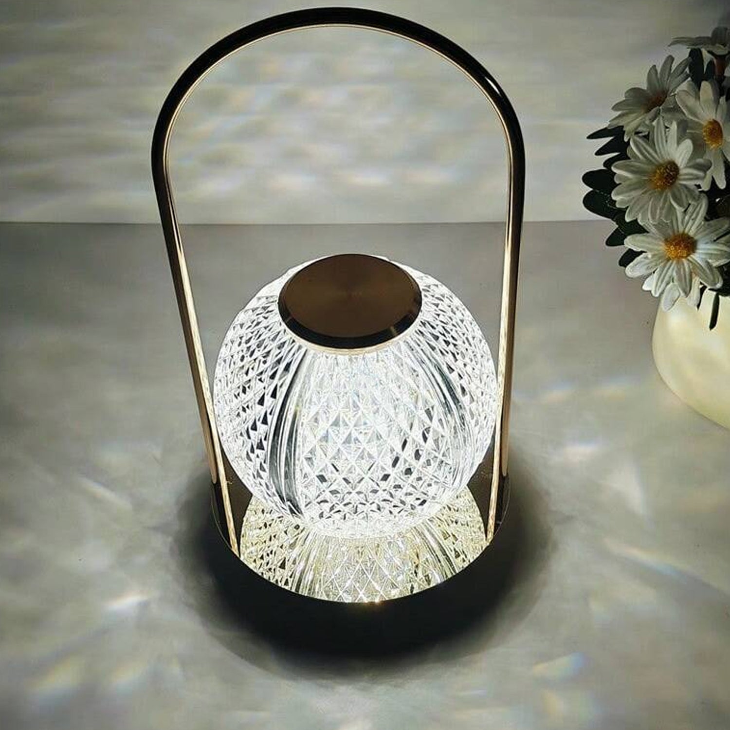 Touch-Control LED Lamp (7W, 1800mAh Rechargeable)