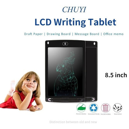 Digital LCD 8.5 Inch Writing & Drawing Tablet – Graphic E-Writer Pad