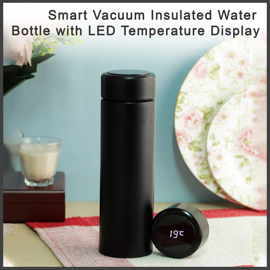 Double Wall Stainless Steel Smart Flask - Water Bottle (B Grade)