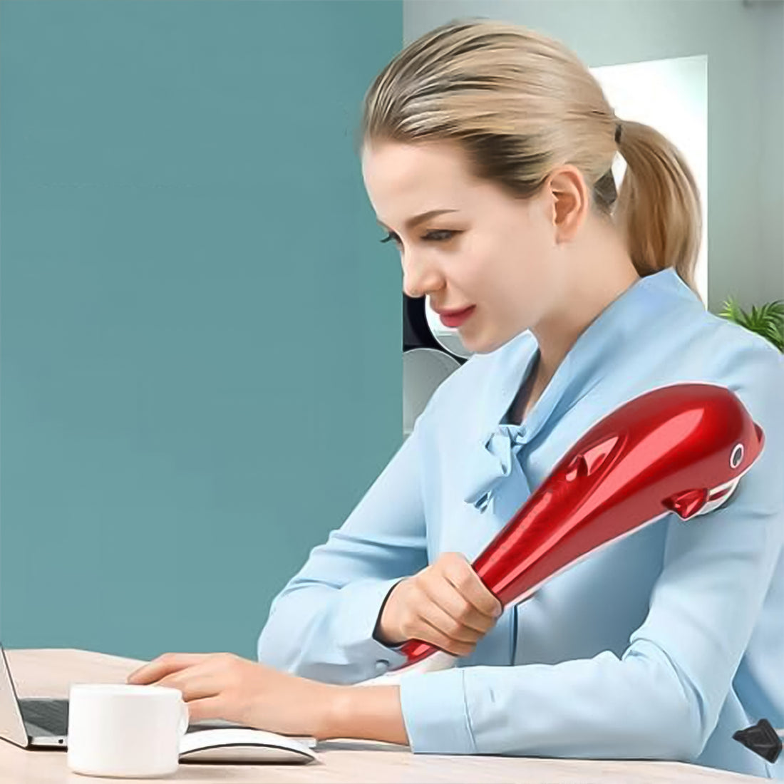 Electric Dolphin Handheld Massager – Relaxing, Portable (1 Pc)