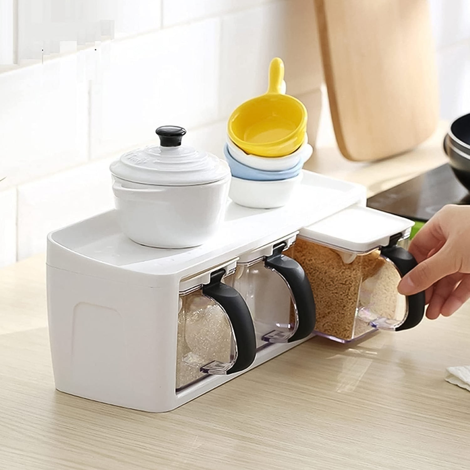 Grinss Modular Spice Storage Box Set – 3 Pc