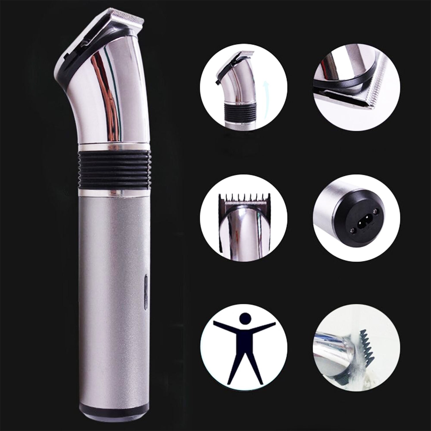Orbit Rechargeable Hair Trimmer for Men – Precision Grooming (1 Pc)