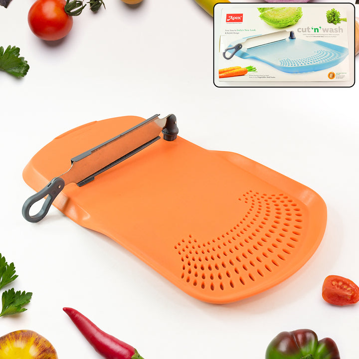 Apex Cut 'N Wash Multipurpose Cutting Board – 1 Set, Easy Clean