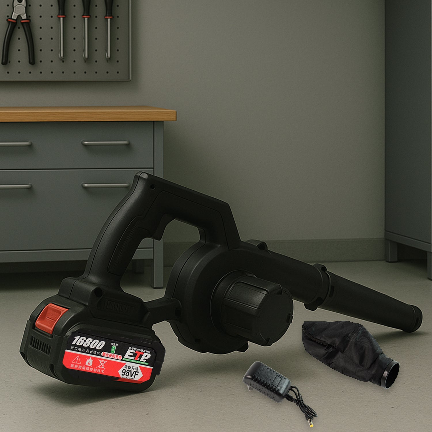 Multi-Purpose Air Blower & Vacuum Combo – Home & Garden Cleaning Kit