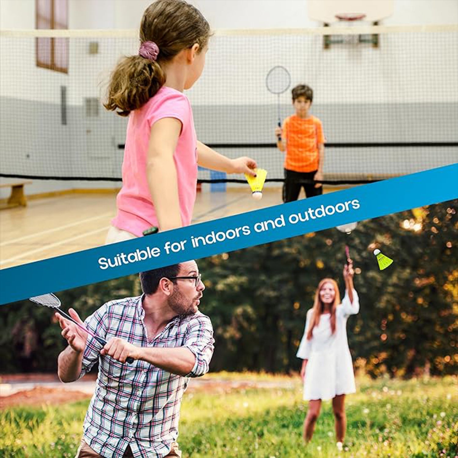 KNX Durable Plastic Shuttlecock Set – 6 Pieces for All Players