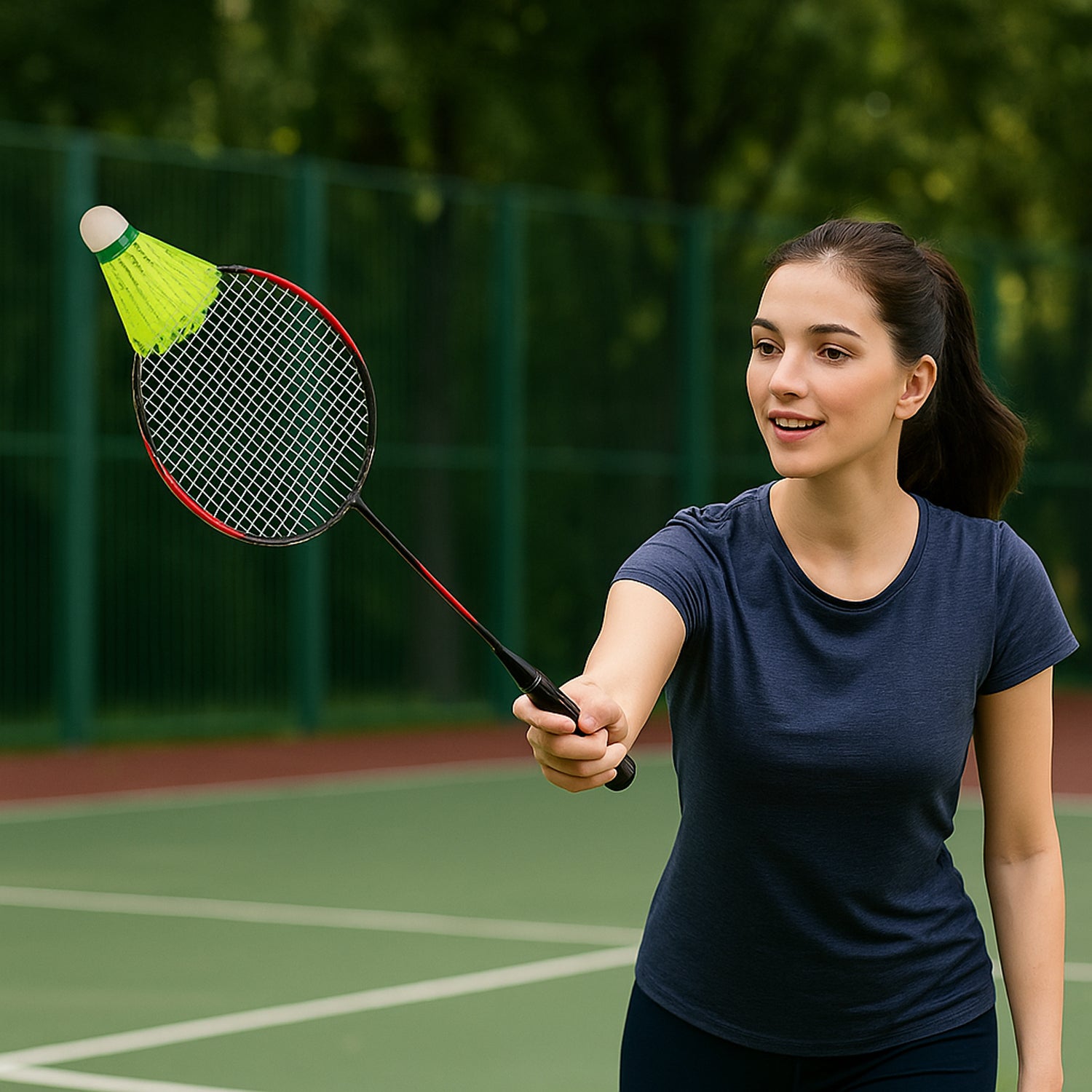 Knx Premium Plastic Badminton Shuttlecock Set (10 Pcs)