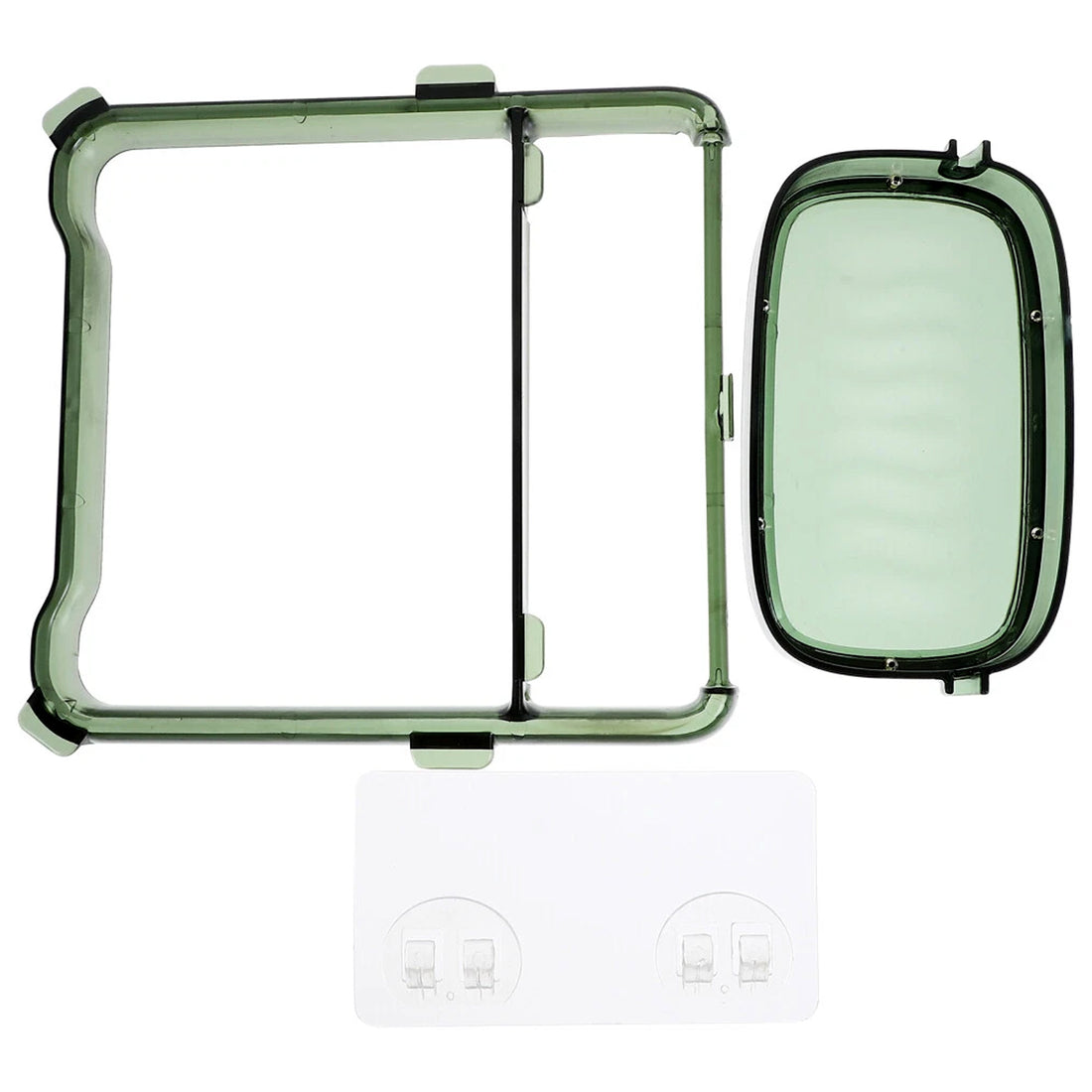 2-in-1 Self-Adhesive Towel Hanger and Soap Holder Stand (1 Pc)