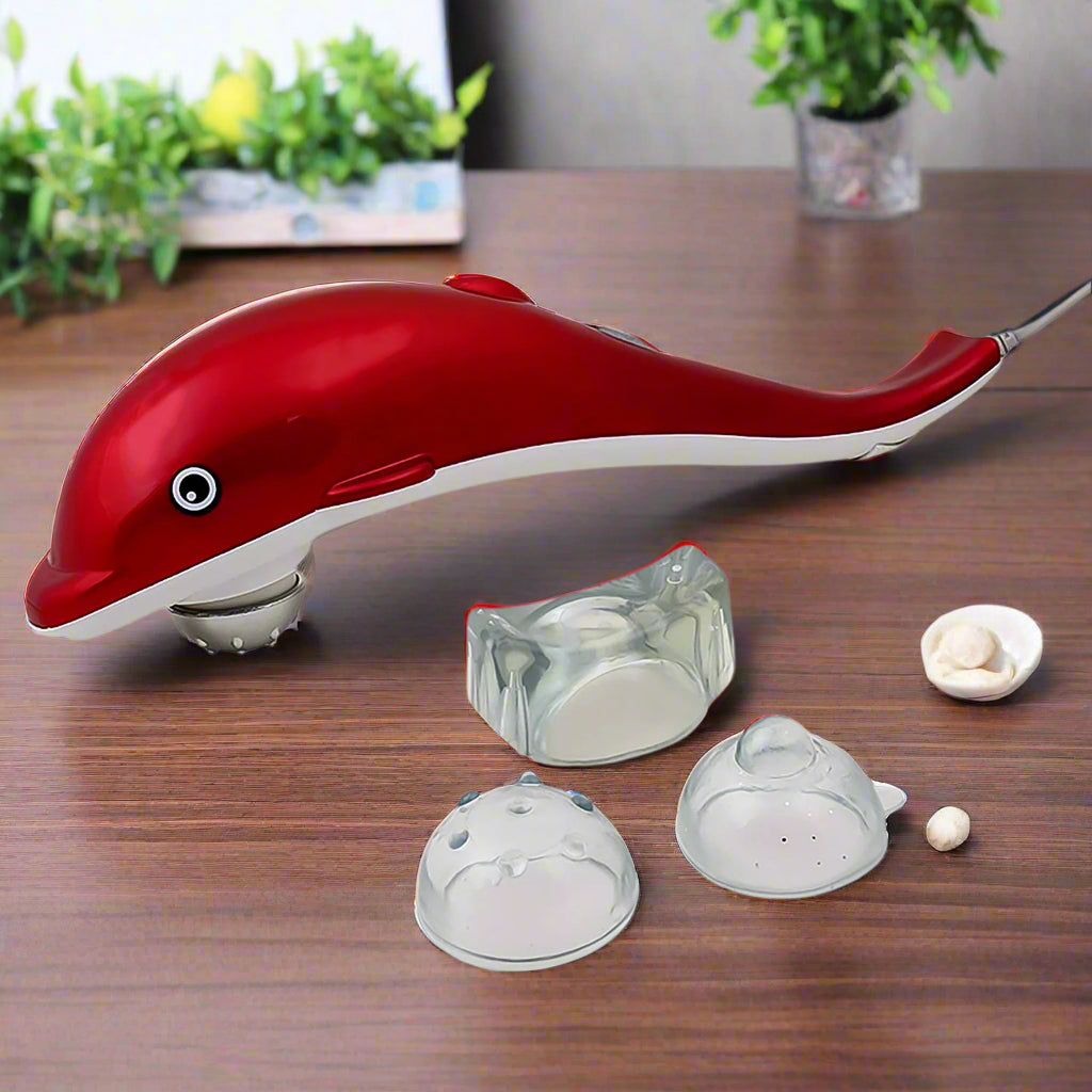 Electric Dolphin Handheld Massager – Relaxing, Portable (1 Pc)