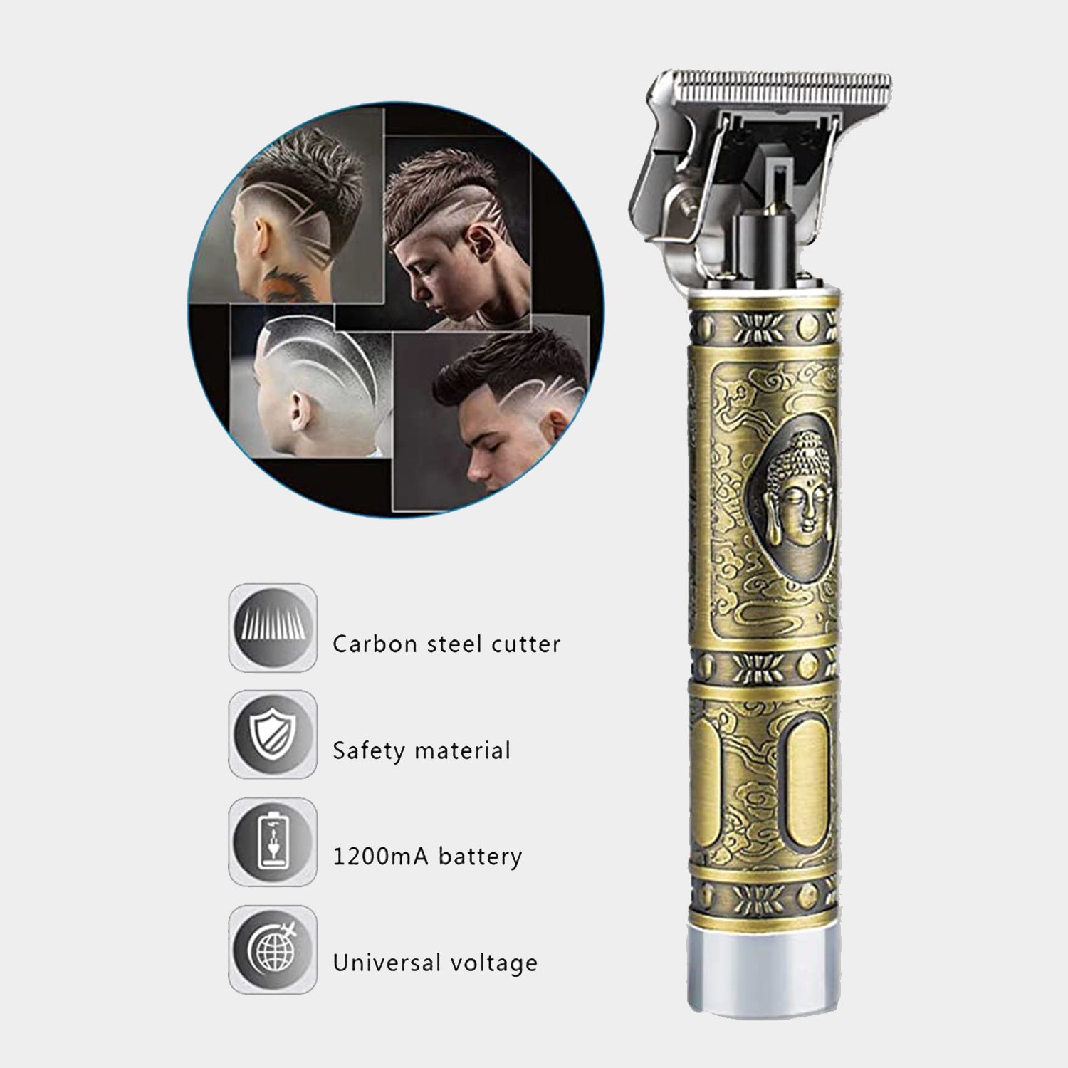 Rechargeable Hair Trimmer – Pro Styling Clipper for All Hair Types