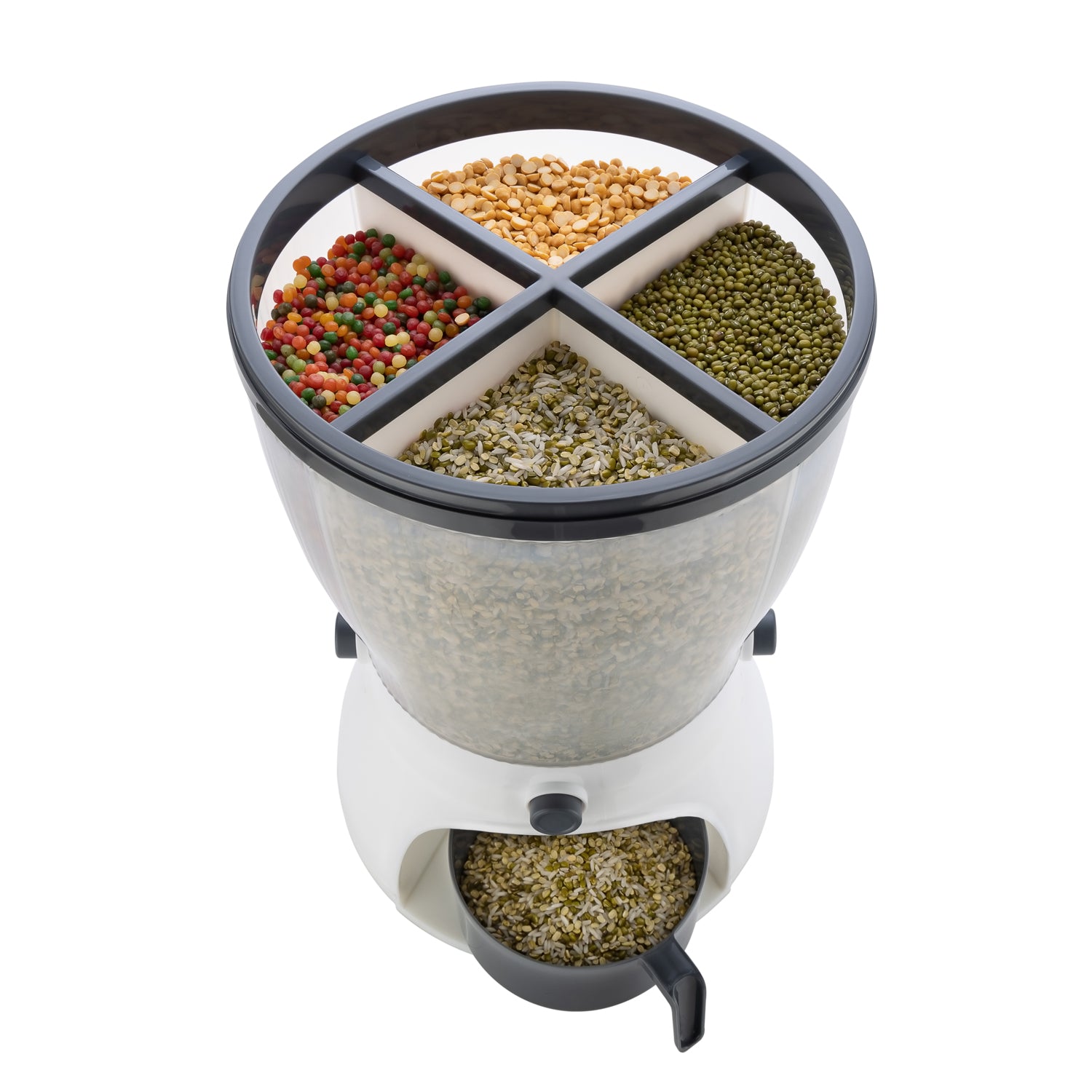 4-in-1 Rice Dispenser & Grain Storage Container – Cereal Dispenser