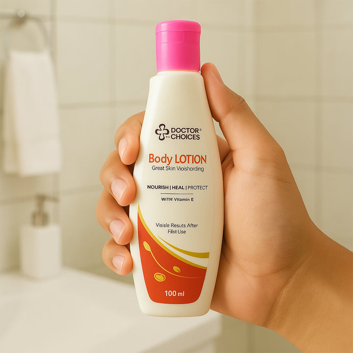 Doctor Choices Vitamin E Body Lotion – 100ml Hydrating Care