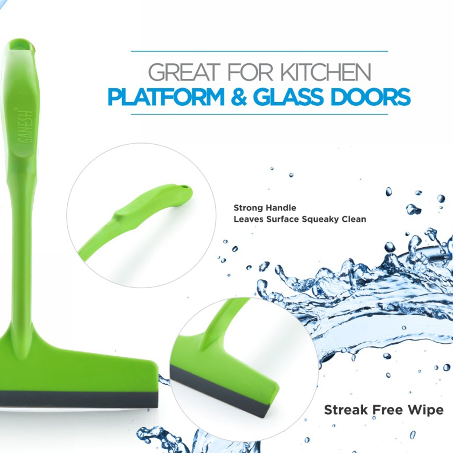 Ganesh Kitchen Wiper – Plastic Floor & Surface Cleaning Tool