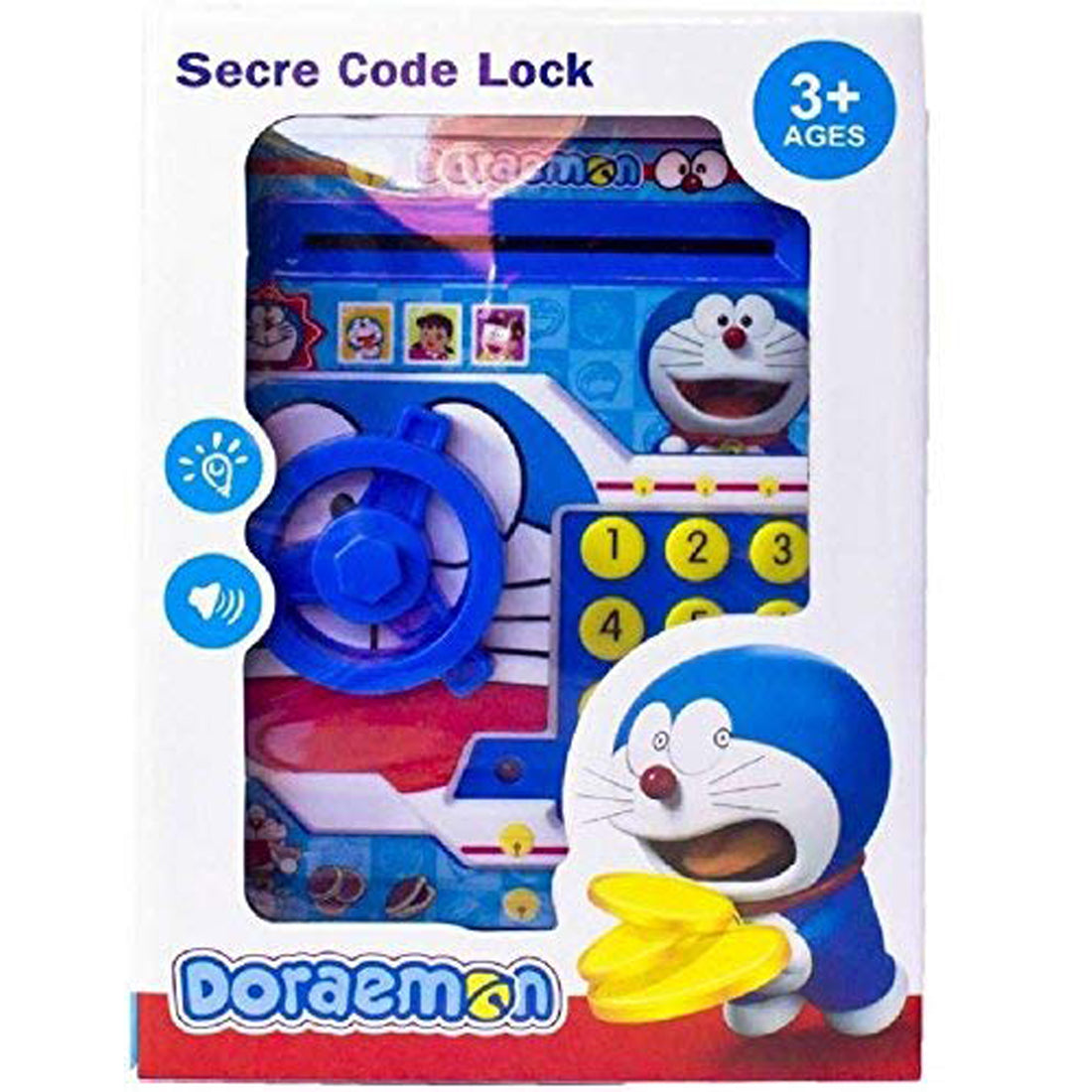 ATM Kids Piggy Bank with Electronic Lock – Cartoon Savings Bank with Password