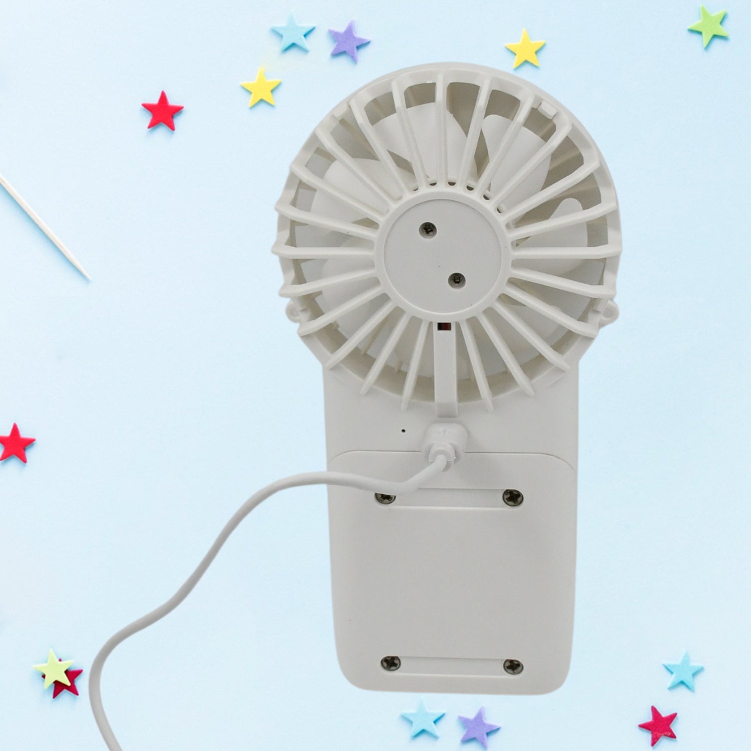 Portable USB Rechargeable Handheld Fan with 3 Modes - Mini Personal Fan