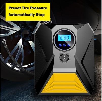 Portable Digital Tyre Inflator and Car Air Compressor Pump