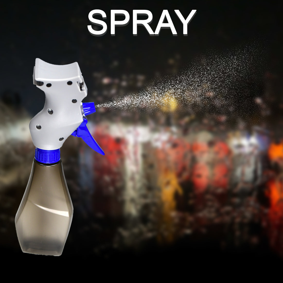 Plastic 3-in-1 Glass Cleaner Spray Brush – Easy Cleaning Tool (1 Pc)