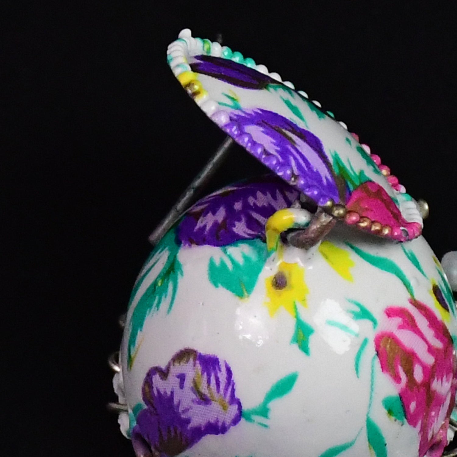 Jhumka Earrings Buti for Women & Girls – 1 Pair Mixed Colors