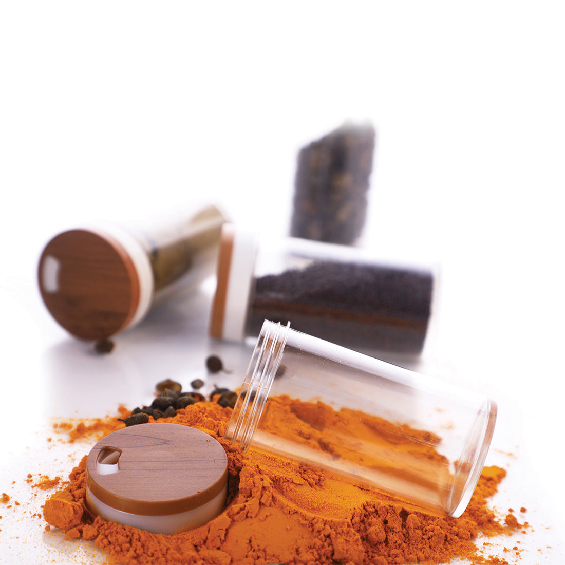 Ganesh Revolving Spice Rack – 12-Jar Masala Organizer Box