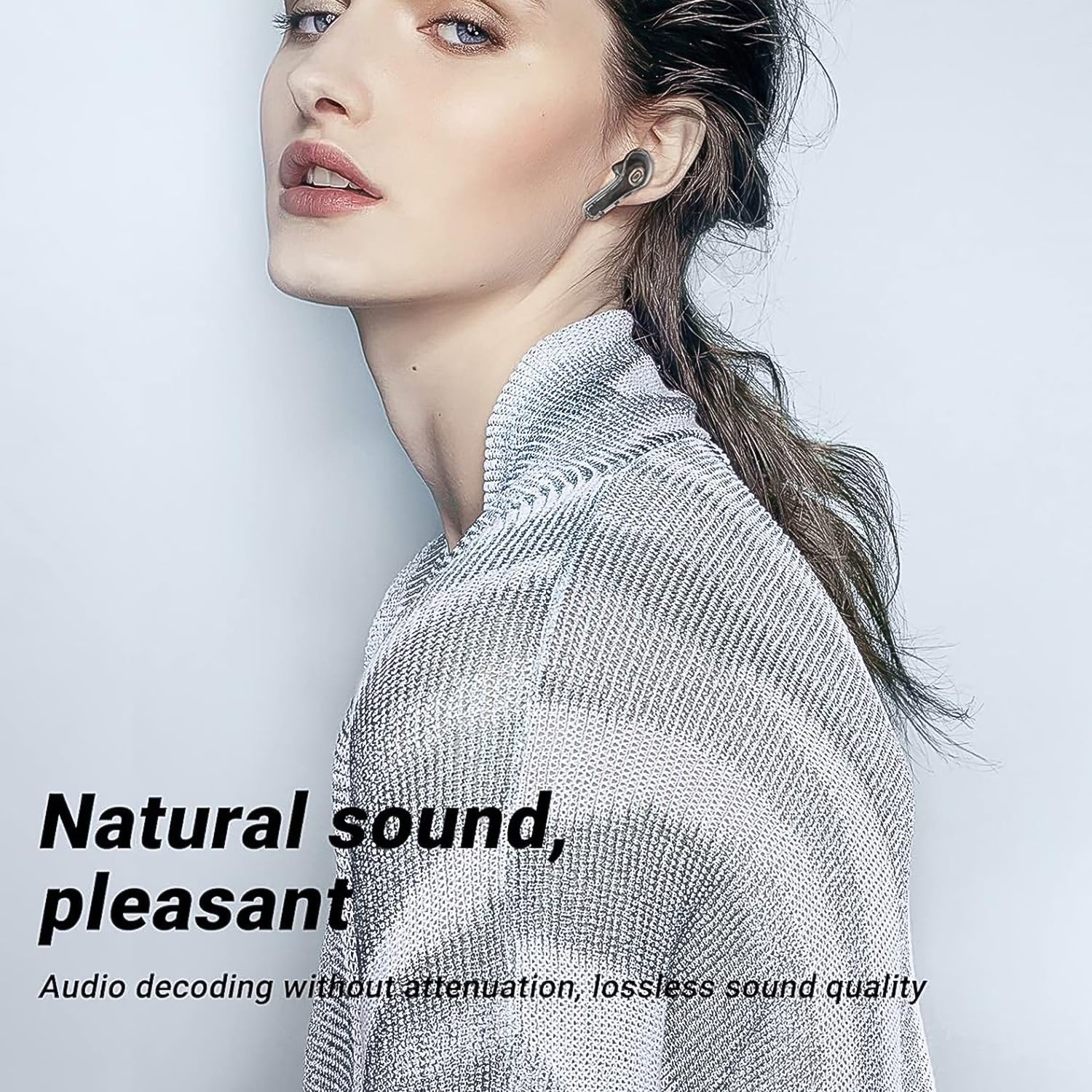 Wireless Bluetooth 5.3 Earbuds with Mic & 200mAh Battery (1 Pc)