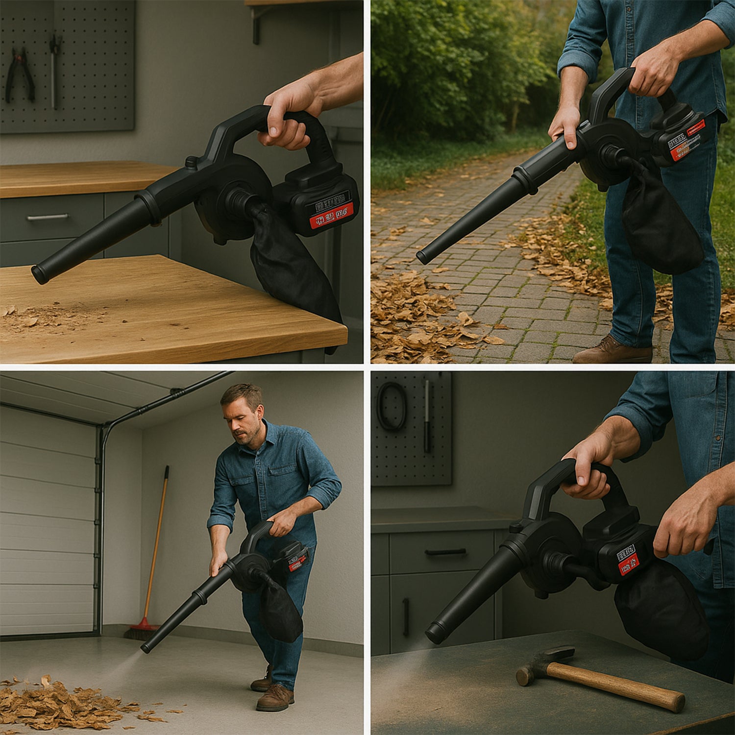 Multi-Purpose Air Blower & Vacuum Combo – Home & Garden Cleaning Kit