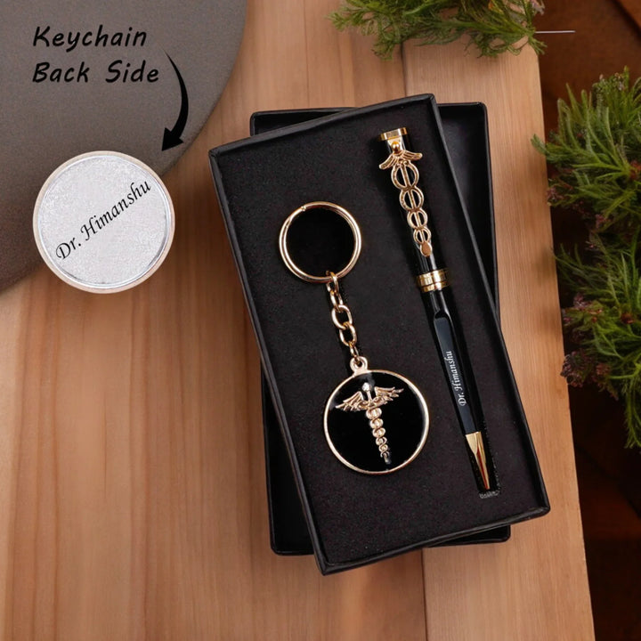 Doctor Combo Pack – Premium Pen with Matching Keychain Gift