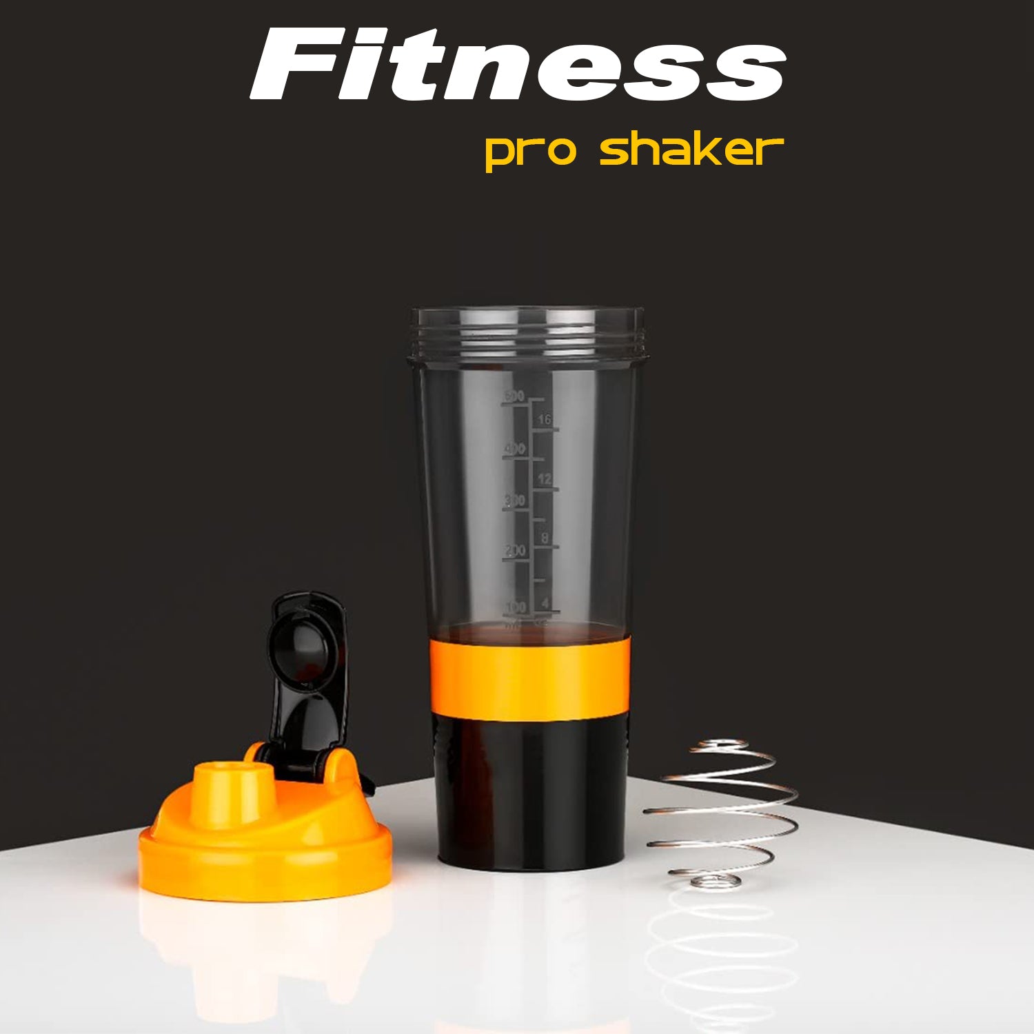 Gym Shaker Bottle – Protein Shake Mixer for Fitness & Workout
