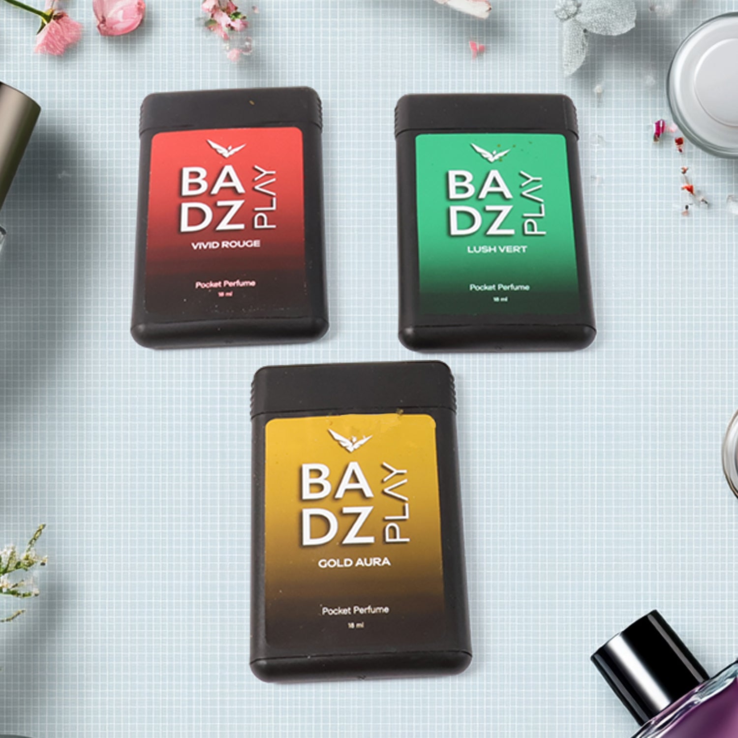 Mini Pocket Perfume 18ml – Mix Fragrance (1 Pc) – Portable & Fresh