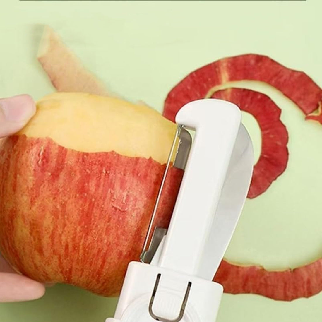 2-in-1 Dual-Use Knife and Peeler – Stainless Steel Blades with Case (1 Pc)