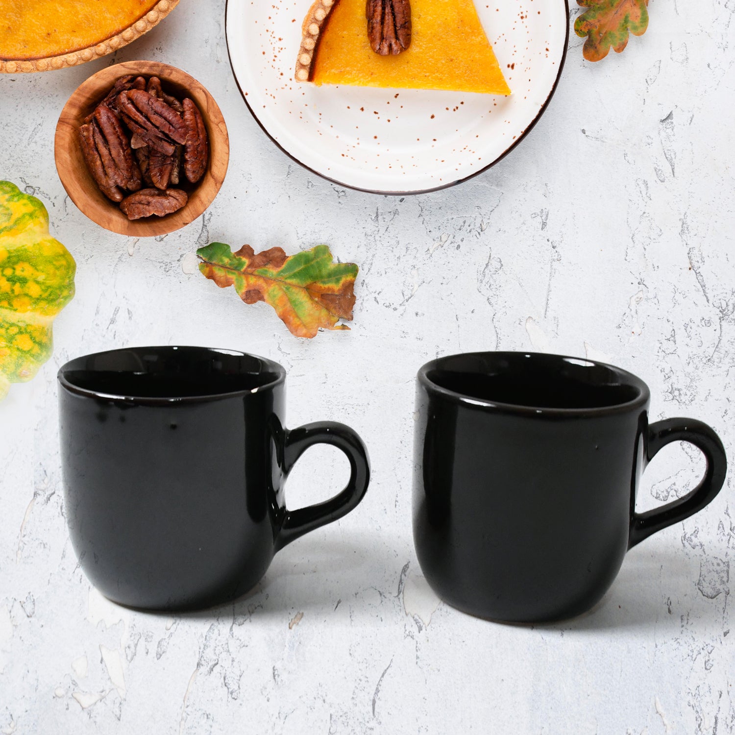 Play Station Ceramic Tea & Coffee Mug Set with Handle & Bowl – 4 Pcs