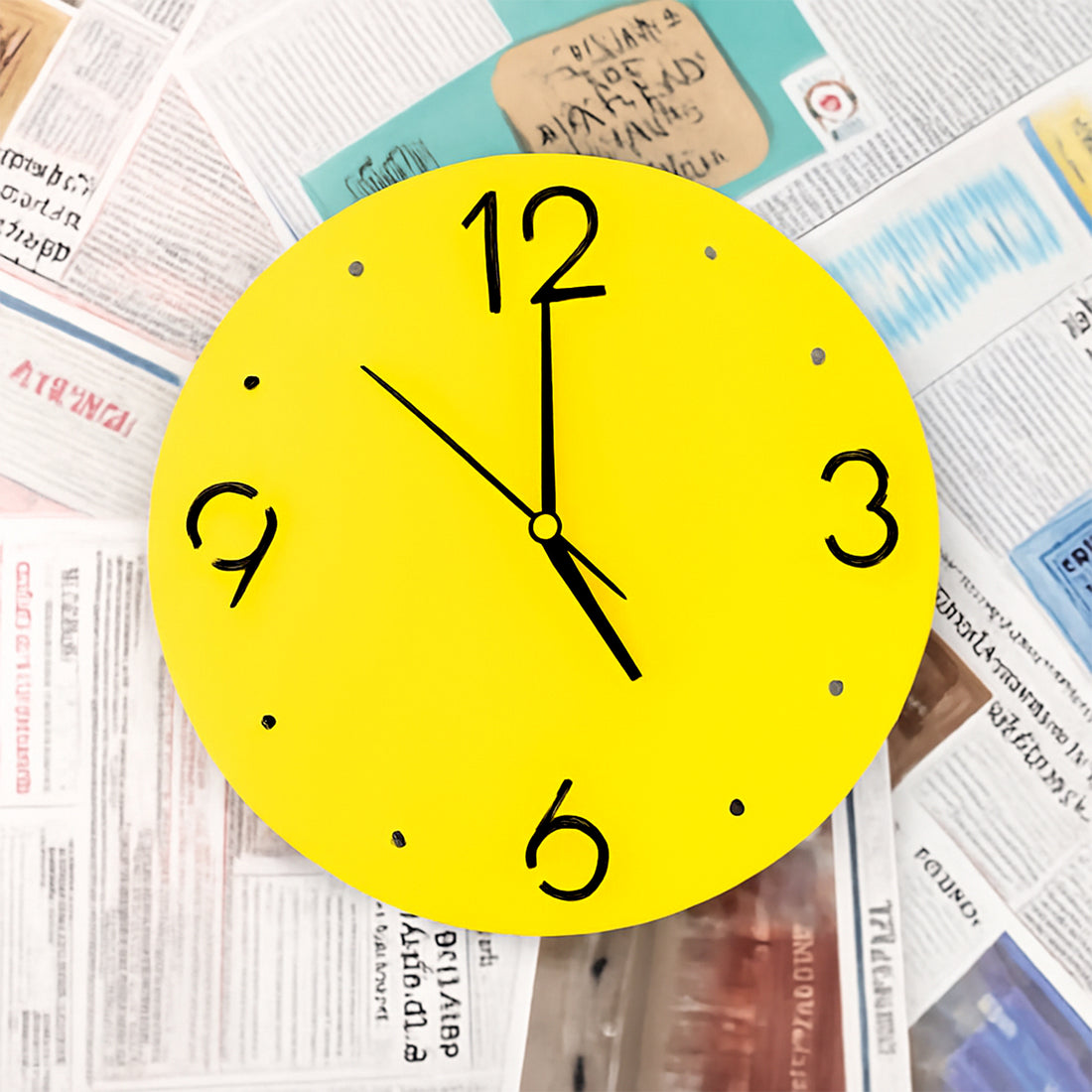 Modern Minimalist Wall Clock for Home and Office Decor (1 Pc)
