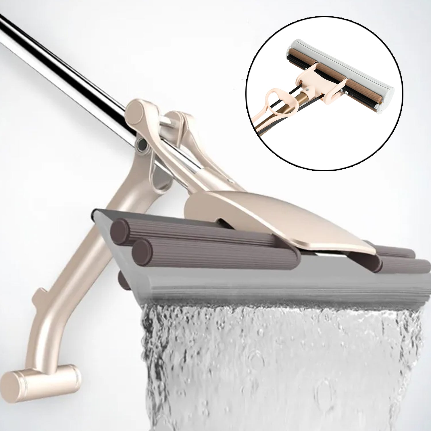 Super Absorbent Sponge Mop – Self-Cleaning Miracle Mop