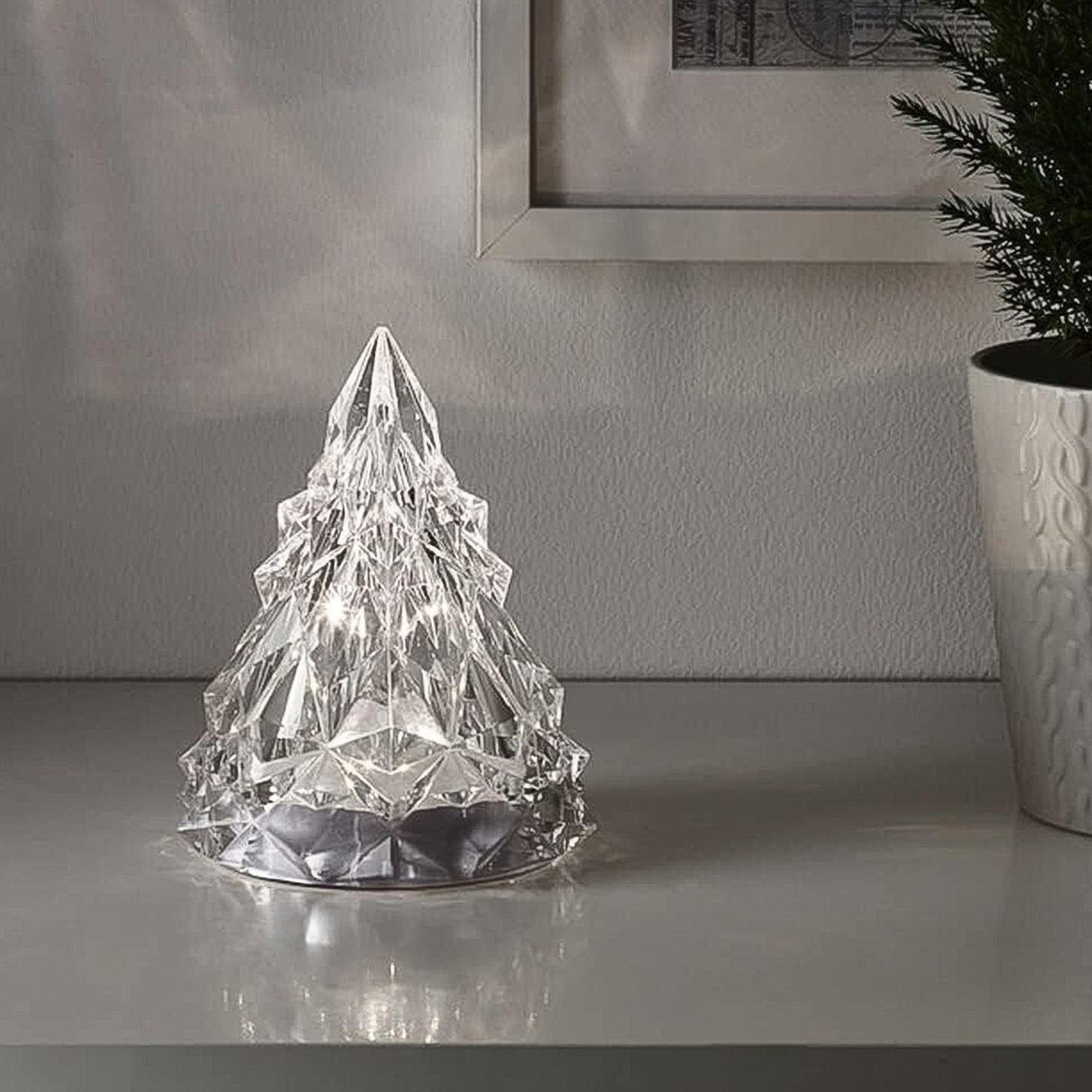 Iceberg Pyramid Tea Light Candle – Decorative & Elegant (1 Pc)